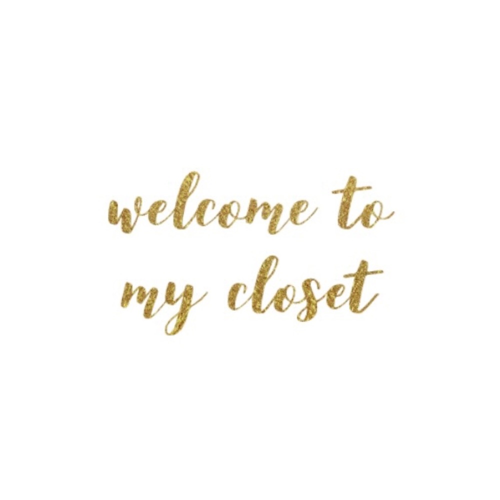 Welcome to my closet